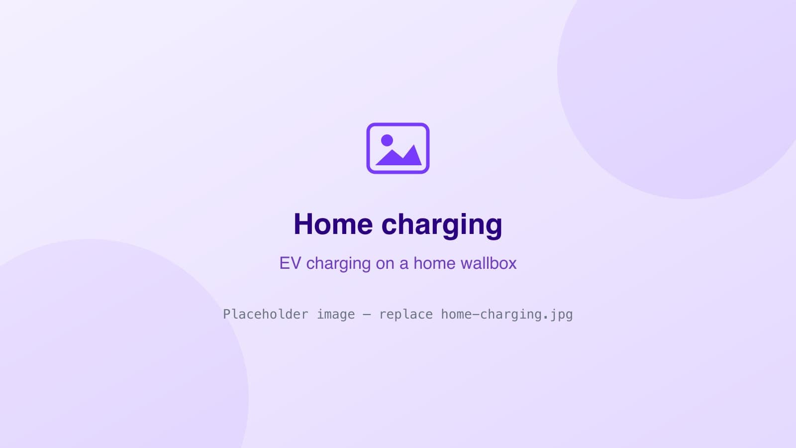 A used electric car charging on a home driveway wallbox charger
